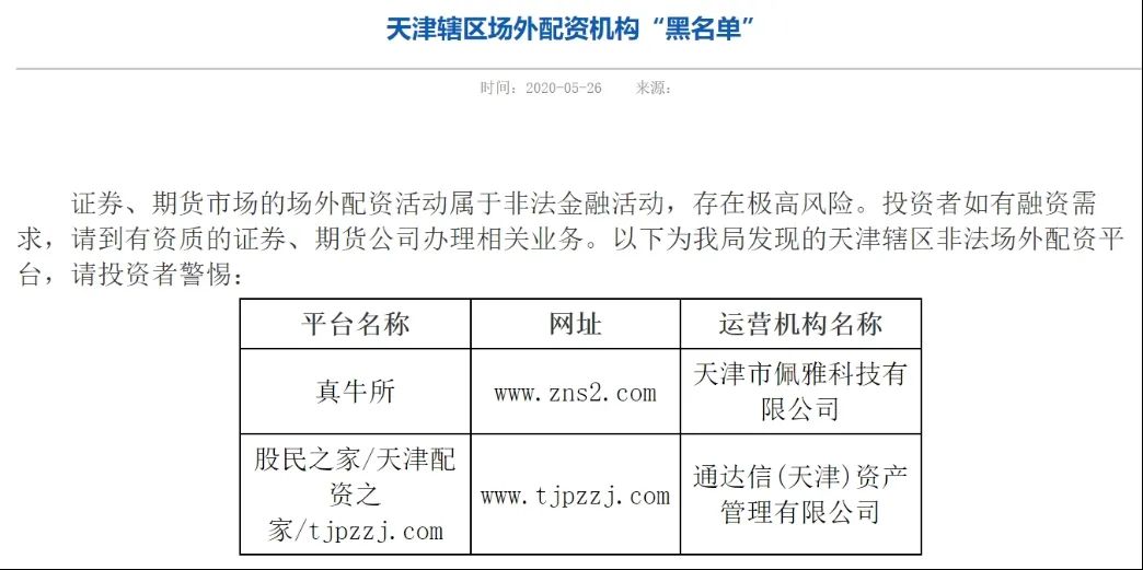 证监局风险提示_福建股票配资公司_场外配资黑名单