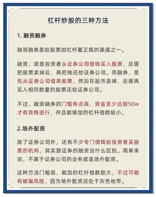 炒股加杠杆是什么意思_融资融券期货期权交易方式_杠杆炒股概念操作风险