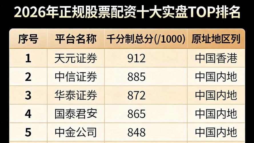 2025年十大正规股票配资公司排行榜单，助你挑选合适平台