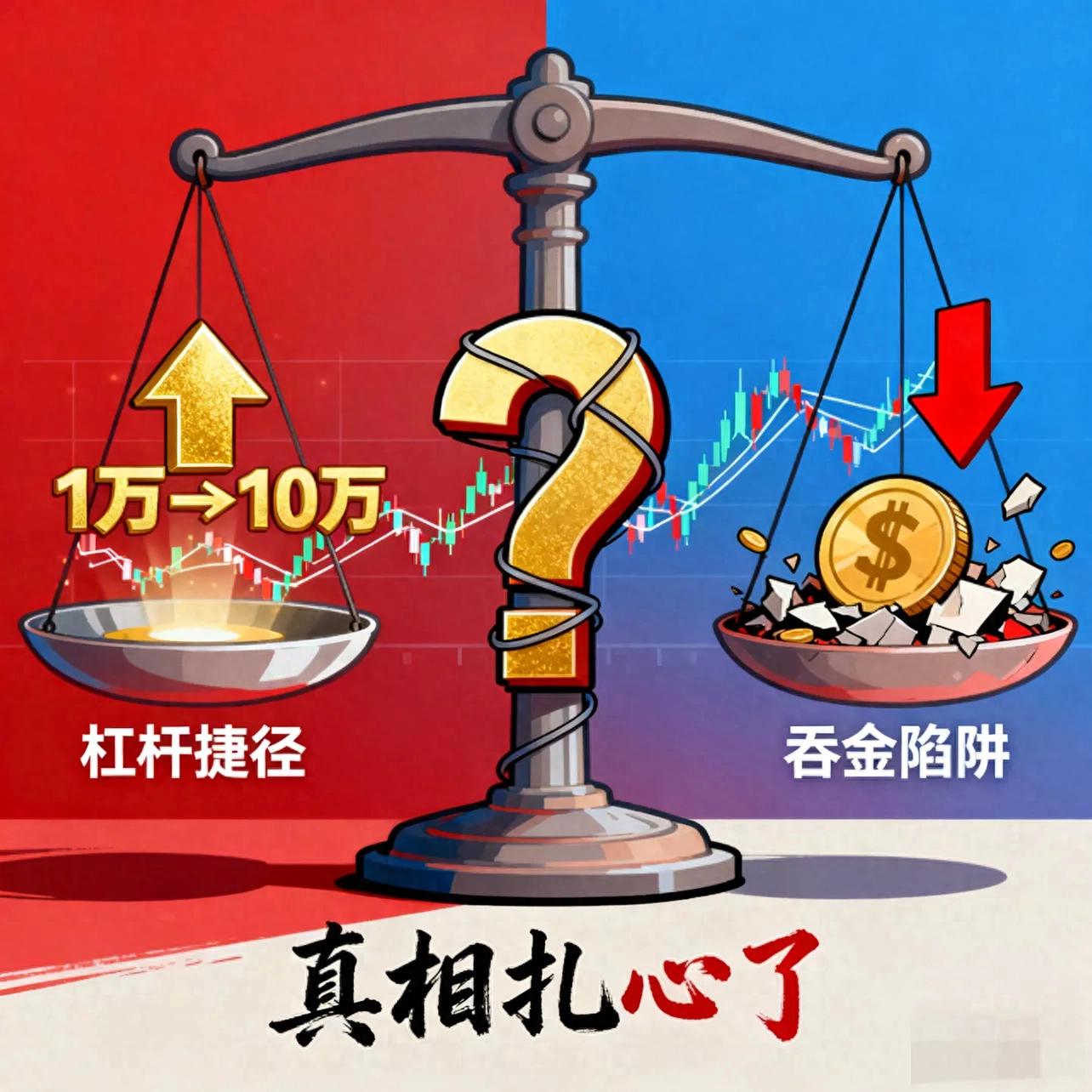 股票杠杆是赚是亏？1万撬10万前先看这个